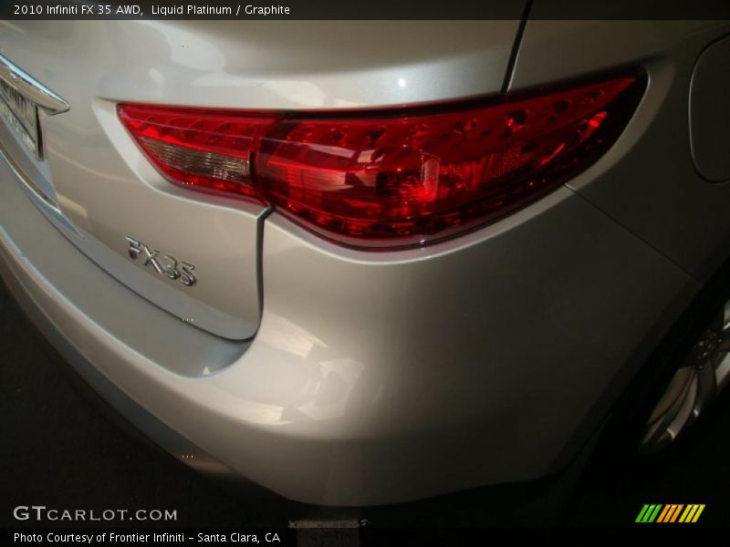 Liquid Platinum / Graphite 2010 Infiniti FX 35 AWD