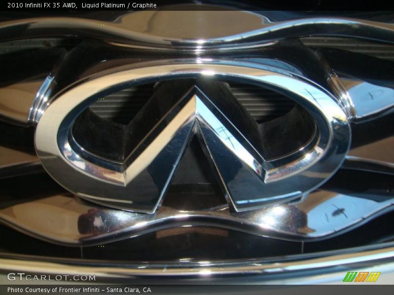 Liquid Platinum / Graphite 2010 Infiniti FX 35 AWD