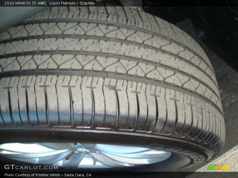 Liquid Platinum / Graphite 2010 Infiniti FX 35 AWD