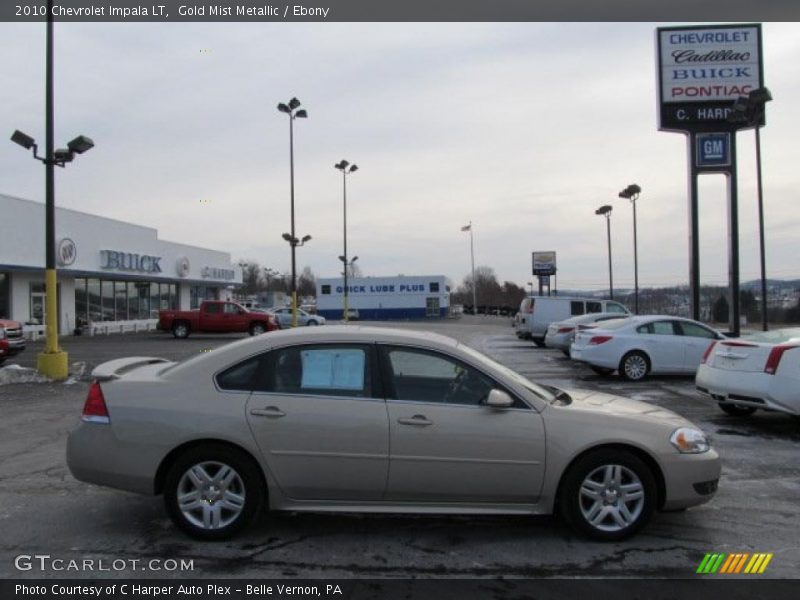 Gold Mist Metallic / Ebony 2010 Chevrolet Impala LT
