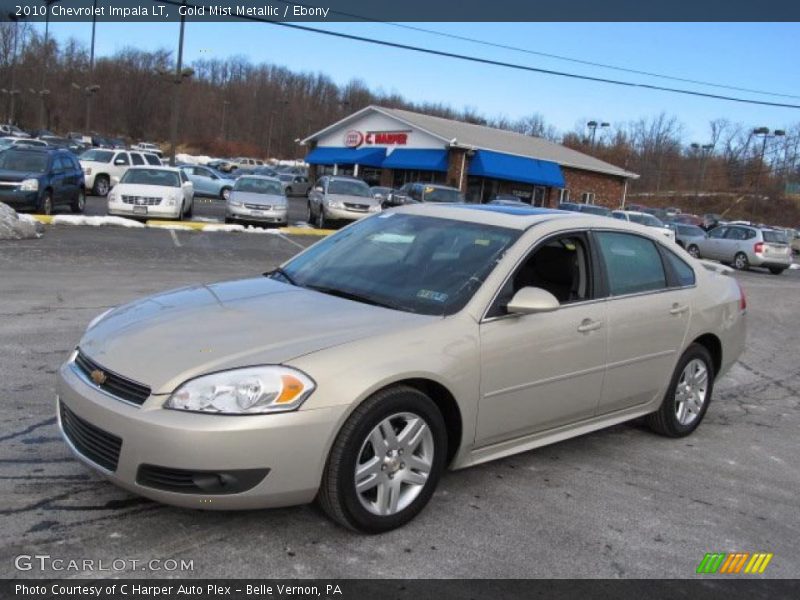 Gold Mist Metallic / Ebony 2010 Chevrolet Impala LT