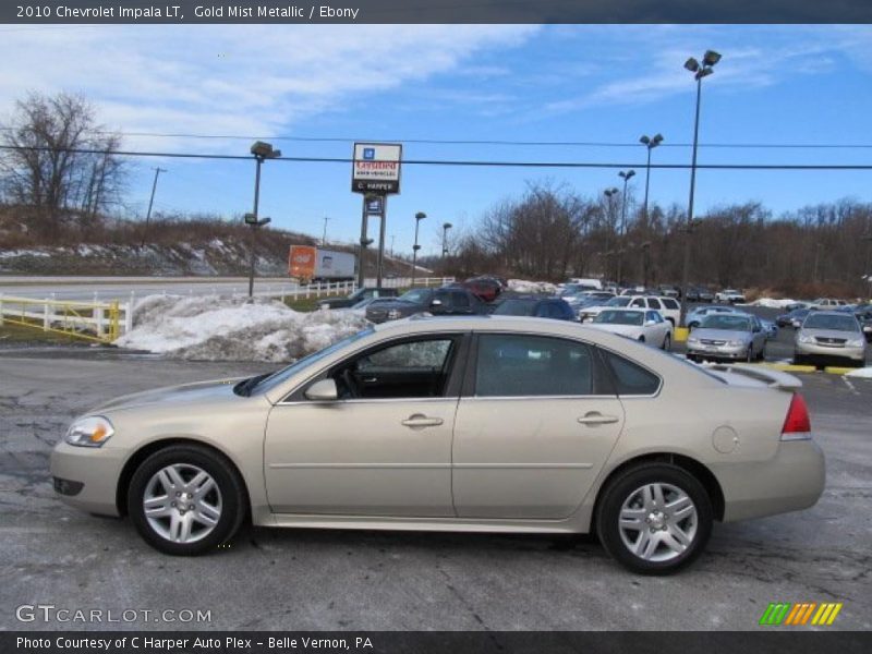 Gold Mist Metallic / Ebony 2010 Chevrolet Impala LT