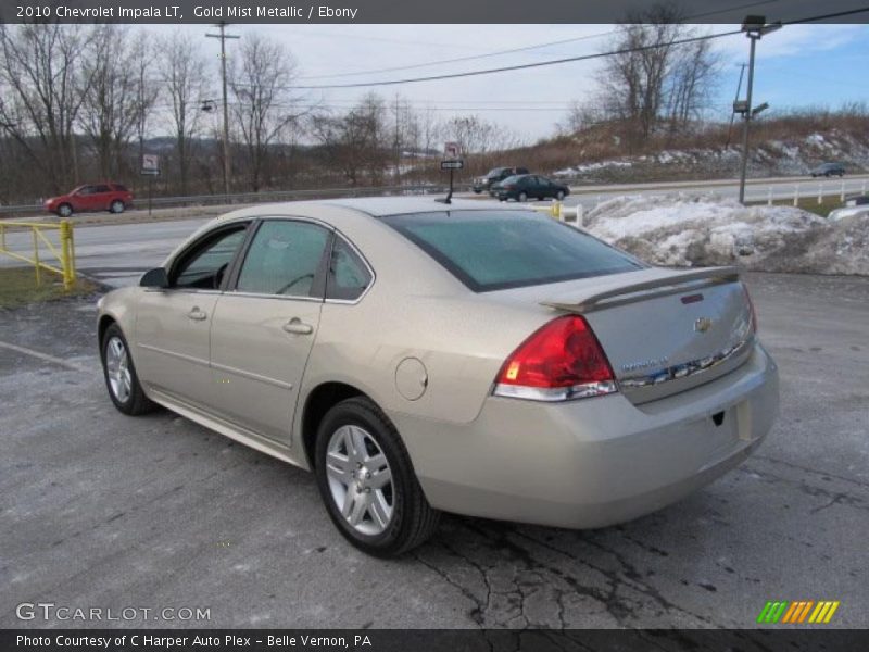 Gold Mist Metallic / Ebony 2010 Chevrolet Impala LT