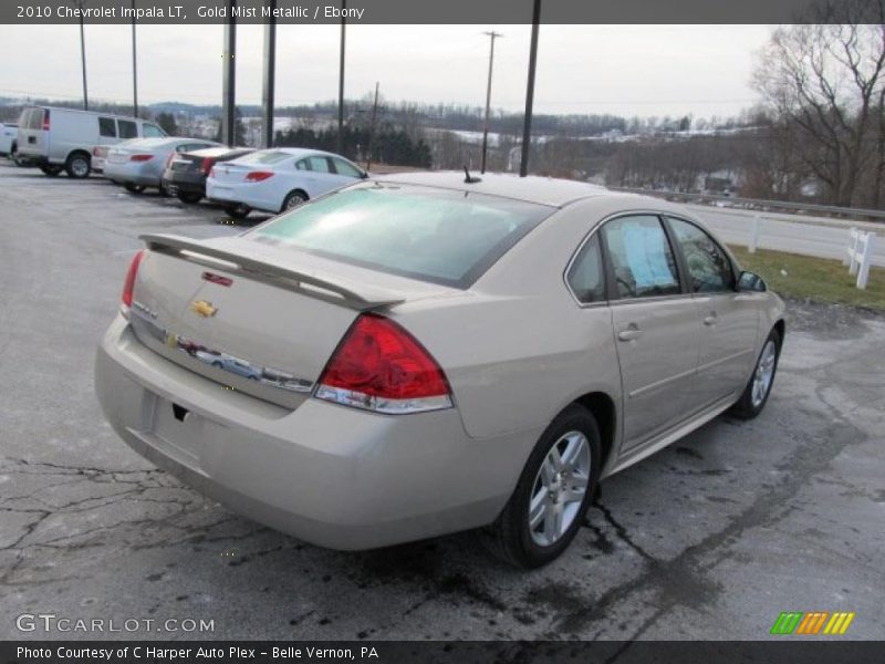 Gold Mist Metallic / Ebony 2010 Chevrolet Impala LT