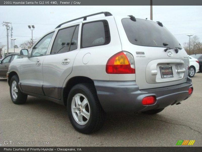 Pewter / Gray 2001 Hyundai Santa Fe GLS V6 4WD