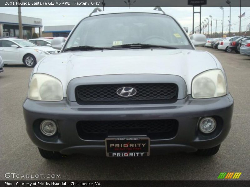 Pewter / Gray 2001 Hyundai Santa Fe GLS V6 4WD