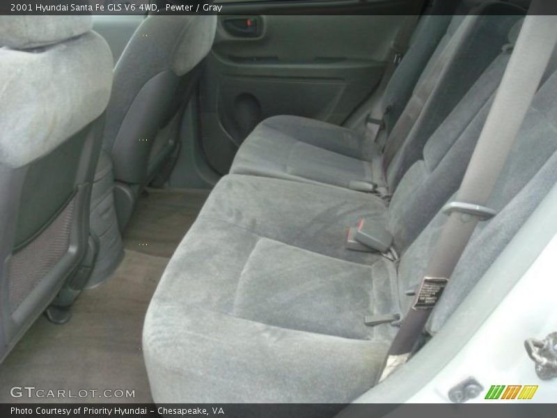 Pewter / Gray 2001 Hyundai Santa Fe GLS V6 4WD