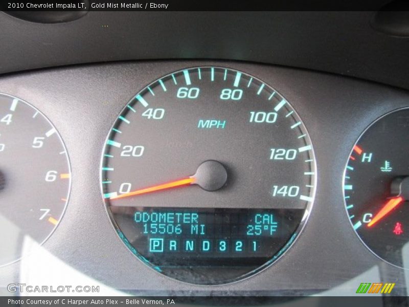 Gold Mist Metallic / Ebony 2010 Chevrolet Impala LT