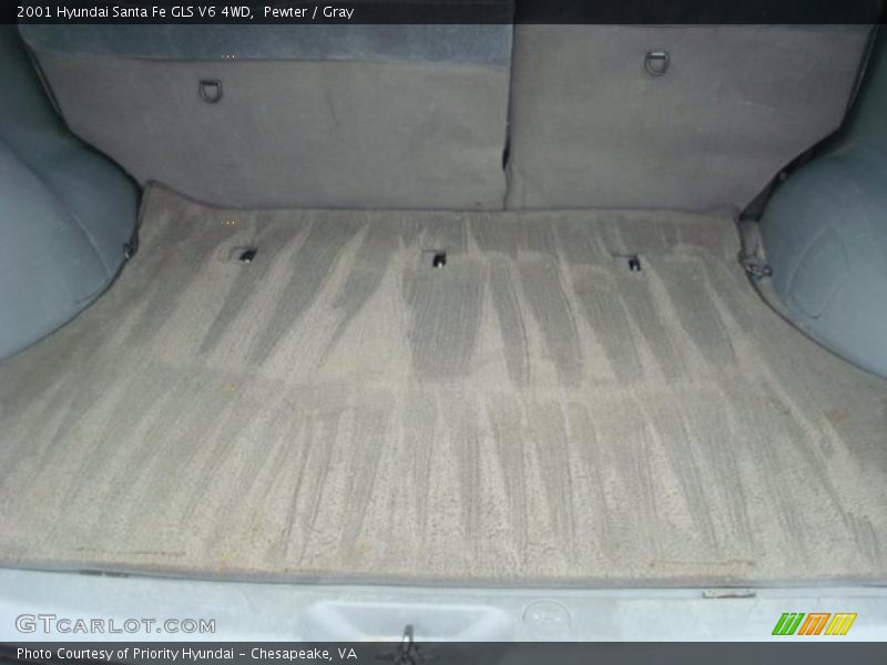 Pewter / Gray 2001 Hyundai Santa Fe GLS V6 4WD