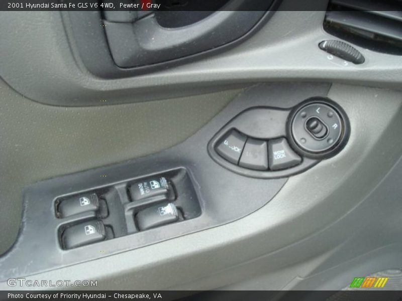 Pewter / Gray 2001 Hyundai Santa Fe GLS V6 4WD
