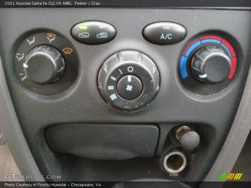 Controls of 2001 Santa Fe GLS V6 4WD