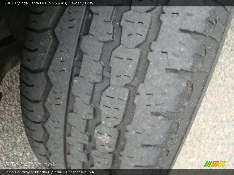 Pewter / Gray 2001 Hyundai Santa Fe GLS V6 4WD