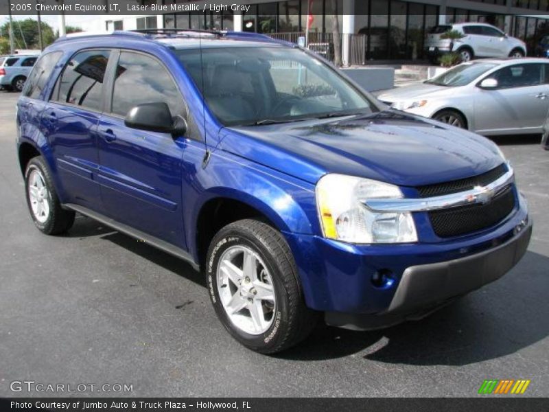 Laser Blue Metallic / Light Gray 2005 Chevrolet Equinox LT