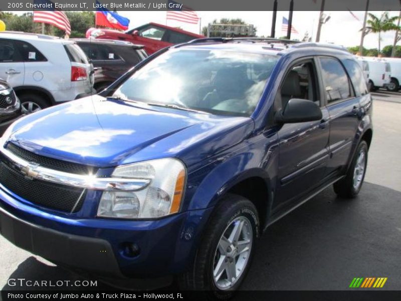 Laser Blue Metallic / Light Gray 2005 Chevrolet Equinox LT