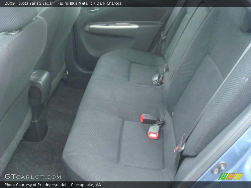 Pacific Blue Metallic / Dark Charcoal 2009 Toyota Yaris S Sedan