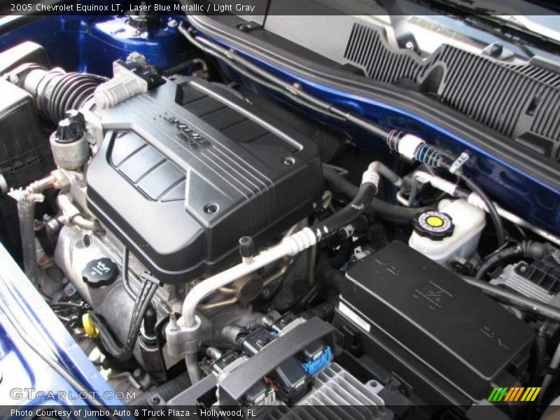 Laser Blue Metallic / Light Gray 2005 Chevrolet Equinox LT