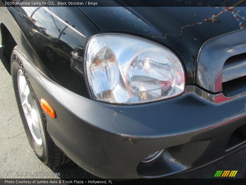 Black Obsidian / Beige 2006 Hyundai Santa Fe GLS