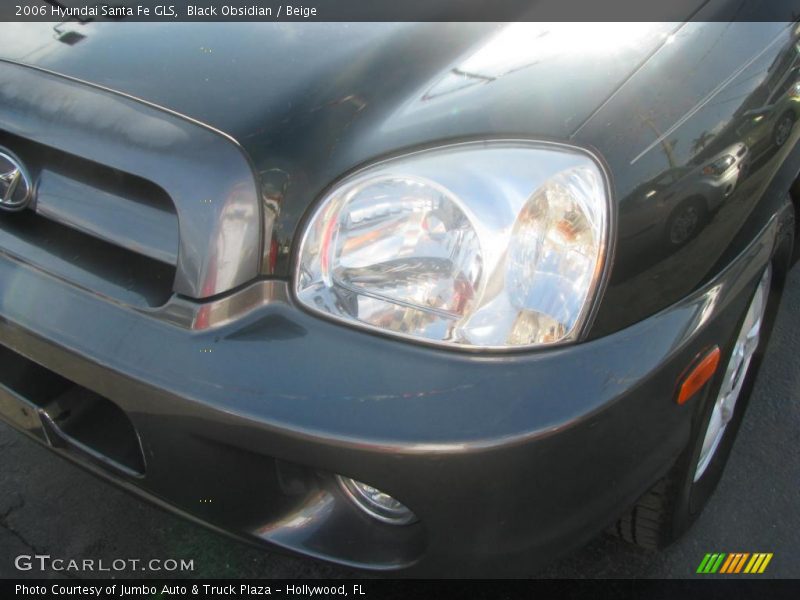 Black Obsidian / Beige 2006 Hyundai Santa Fe GLS
