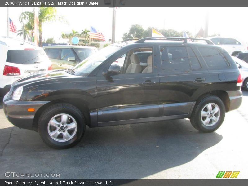 Black Obsidian / Beige 2006 Hyundai Santa Fe GLS