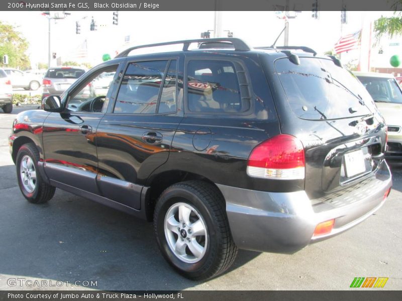 Black Obsidian / Beige 2006 Hyundai Santa Fe GLS