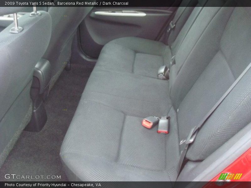 Barcelona Red Metallic / Dark Charcoal 2009 Toyota Yaris S Sedan