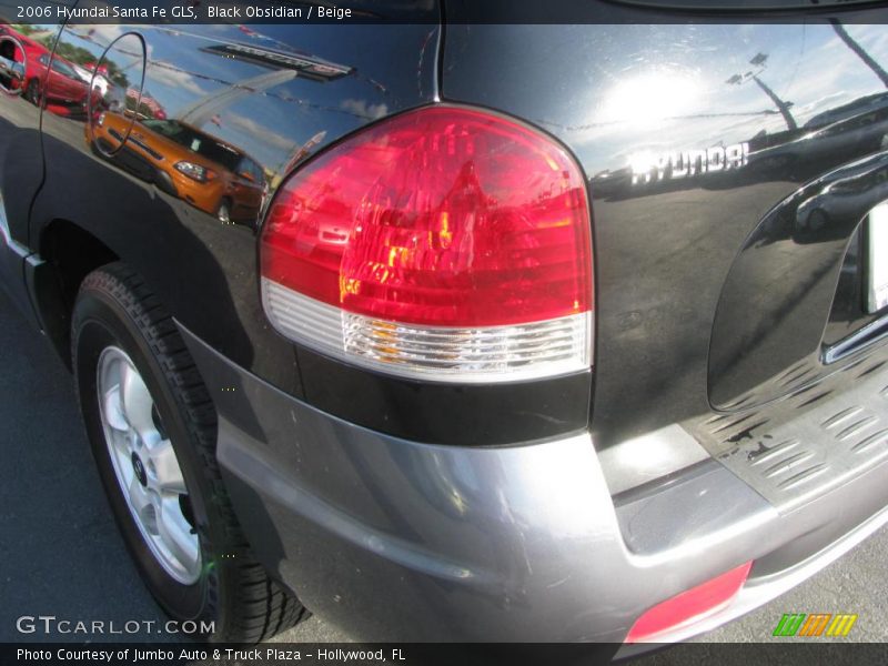 Black Obsidian / Beige 2006 Hyundai Santa Fe GLS