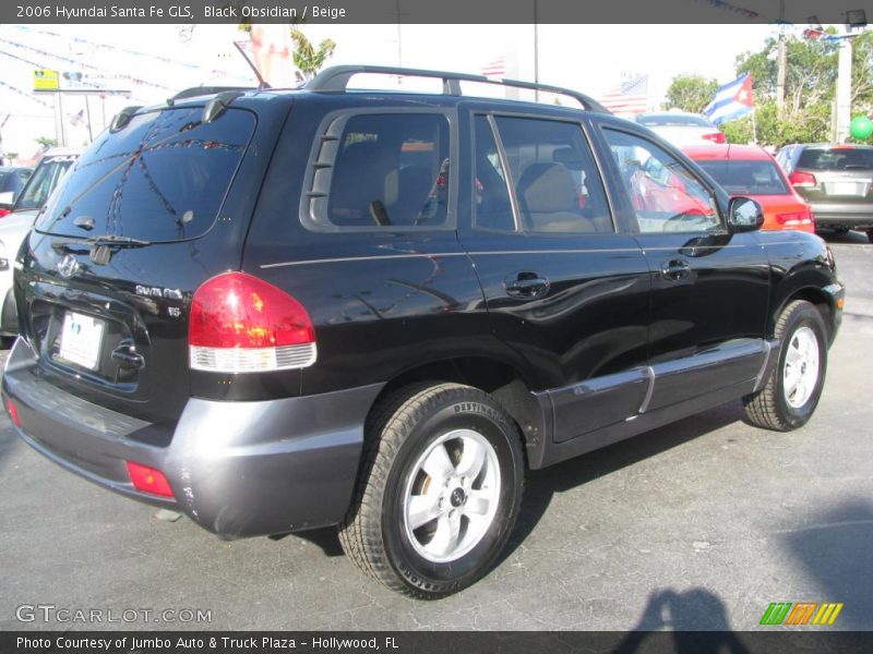 Black Obsidian / Beige 2006 Hyundai Santa Fe GLS