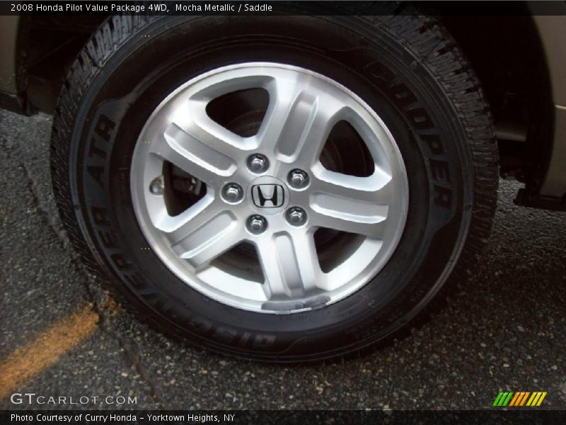Mocha Metallic / Saddle 2008 Honda Pilot Value Package 4WD