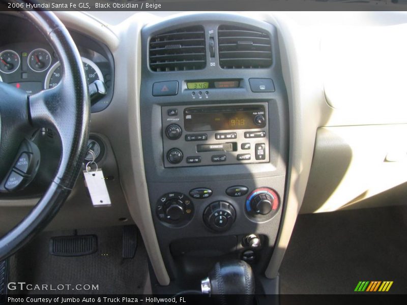 Black Obsidian / Beige 2006 Hyundai Santa Fe GLS