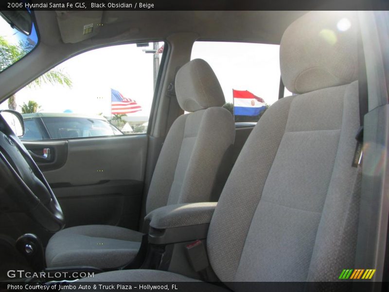 Black Obsidian / Beige 2006 Hyundai Santa Fe GLS