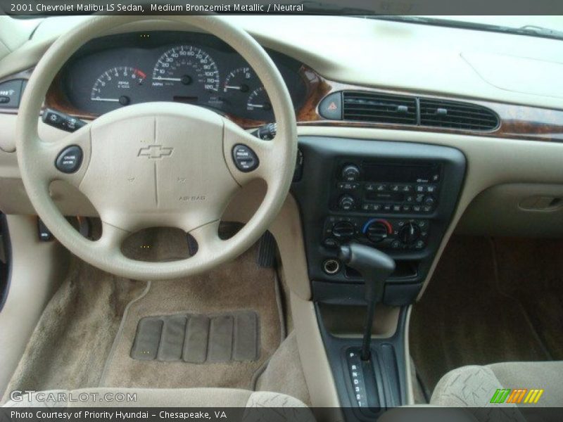 Dashboard of 2001 Malibu LS Sedan