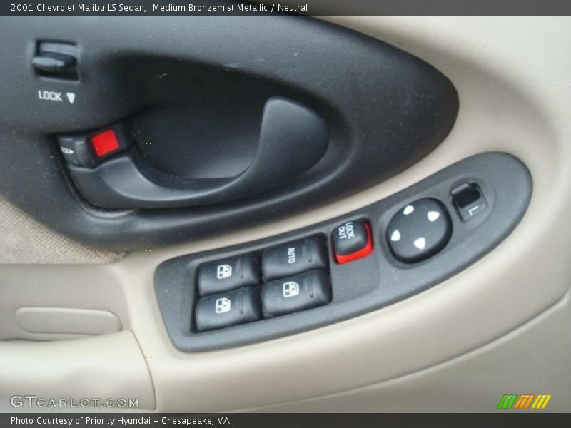 Medium Bronzemist Metallic / Neutral 2001 Chevrolet Malibu LS Sedan