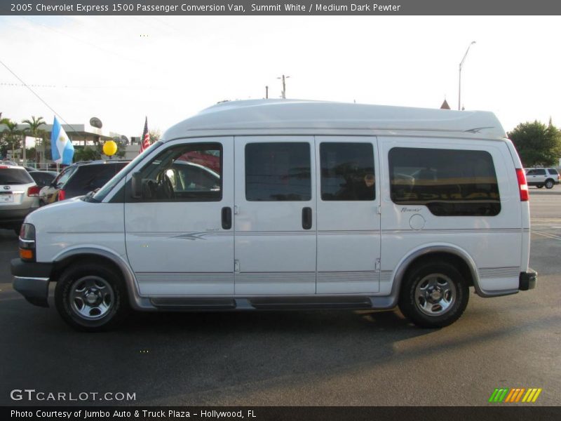Summit White / Medium Dark Pewter 2005 Chevrolet Express 1500 Passenger Conversion Van