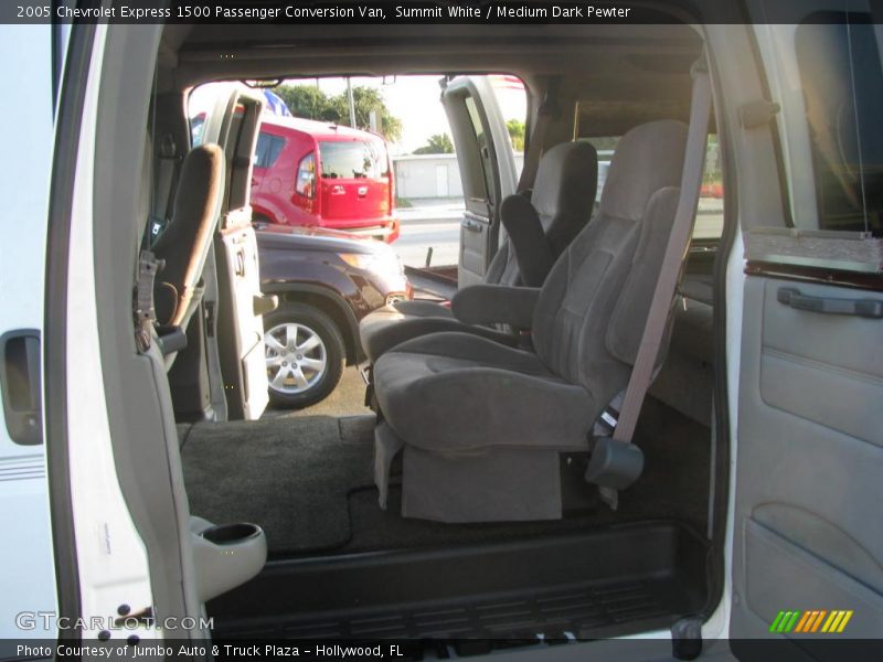 Summit White / Medium Dark Pewter 2005 Chevrolet Express 1500 Passenger Conversion Van