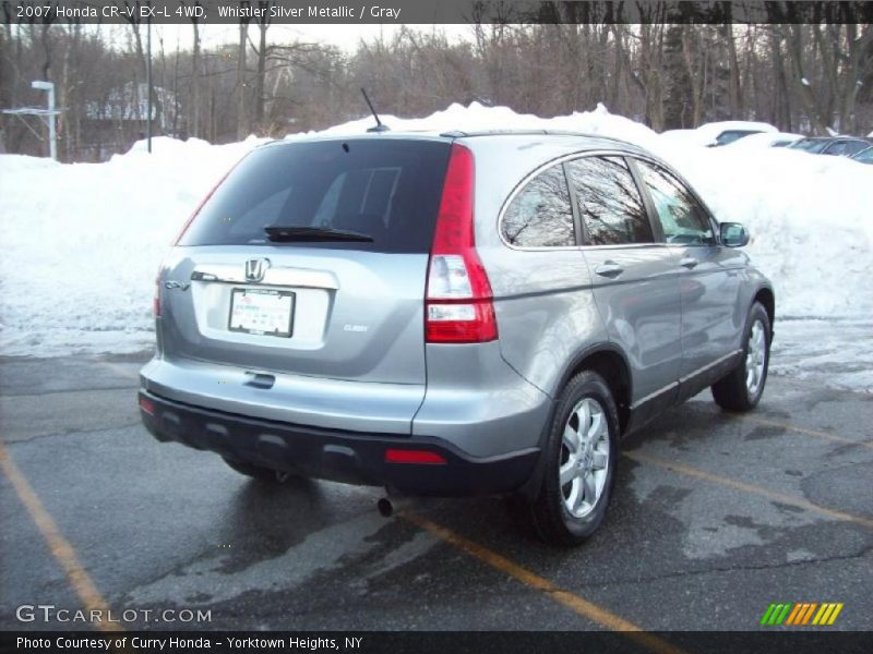 Whistler Silver Metallic / Gray 2007 Honda CR-V EX-L 4WD