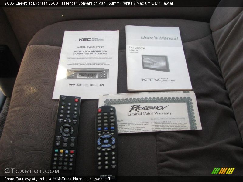 Summit White / Medium Dark Pewter 2005 Chevrolet Express 1500 Passenger Conversion Van