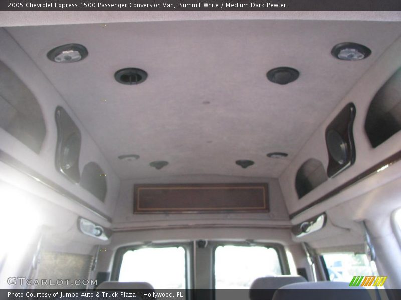 Summit White / Medium Dark Pewter 2005 Chevrolet Express 1500 Passenger Conversion Van