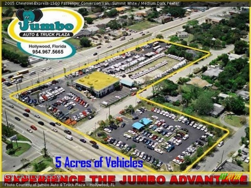 Summit White / Medium Dark Pewter 2005 Chevrolet Express 1500 Passenger Conversion Van