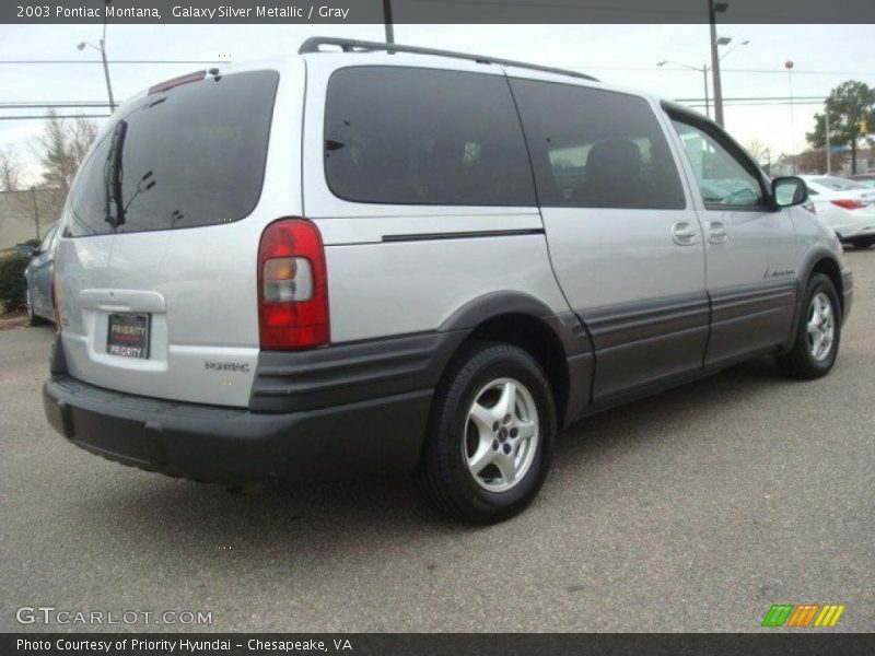 Galaxy Silver Metallic / Gray 2003 Pontiac Montana