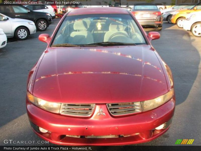 Patriot Red Pearl / Gray 2002 Mitsubishi Galant ES