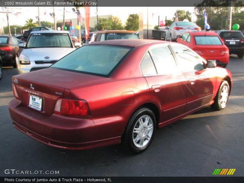 Patriot Red Pearl / Gray 2002 Mitsubishi Galant ES