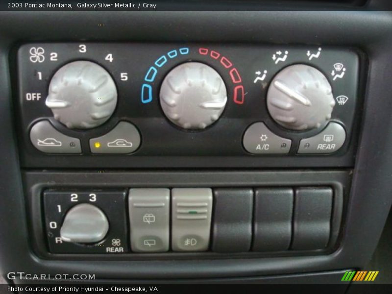 Controls of 2003 Montana 