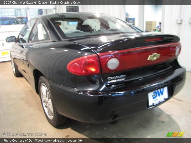 Black / Graphite Gray 2005 Chevrolet Cavalier Coupe