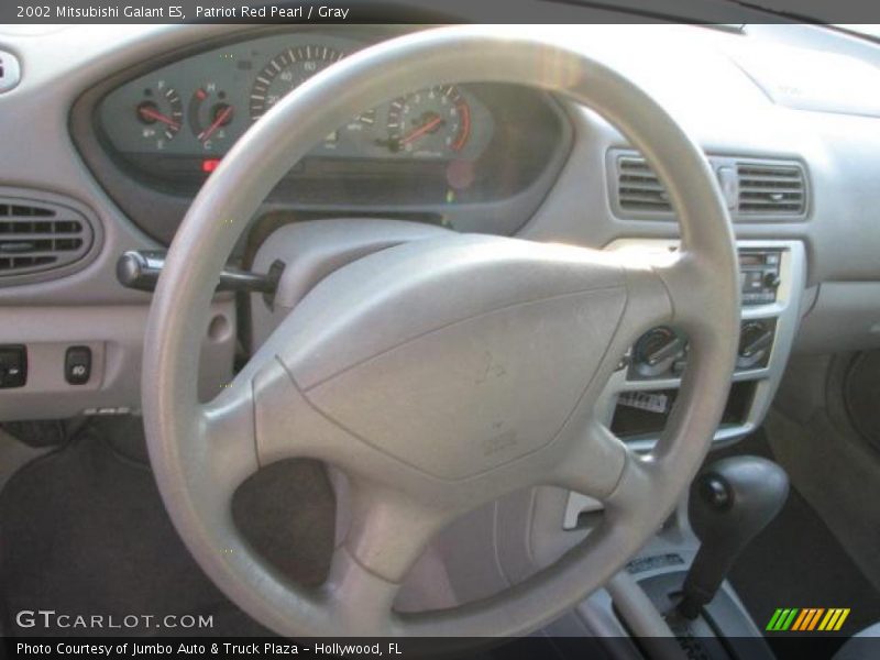 Patriot Red Pearl / Gray 2002 Mitsubishi Galant ES