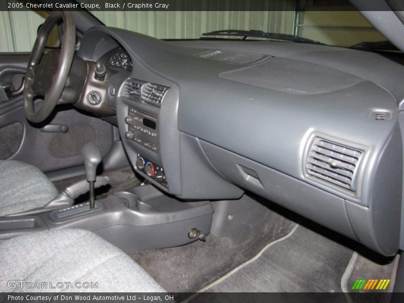 Black / Graphite Gray 2005 Chevrolet Cavalier Coupe