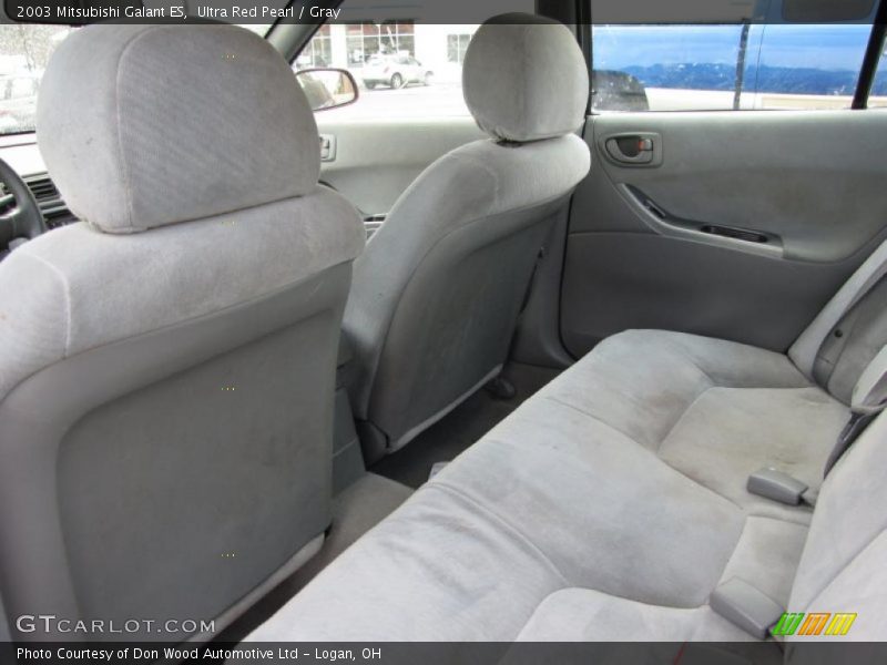 Ultra Red Pearl / Gray 2003 Mitsubishi Galant ES