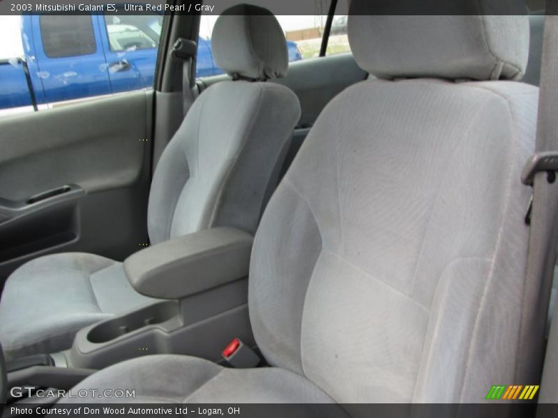 Ultra Red Pearl / Gray 2003 Mitsubishi Galant ES