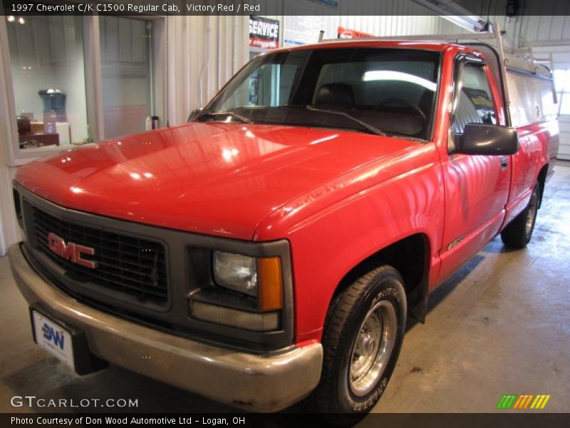 Victory Red / Red 1997 Chevrolet C/K C1500 Regular Cab