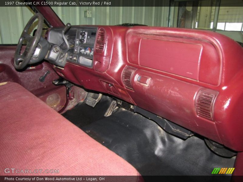 Victory Red / Red 1997 Chevrolet C/K C1500 Regular Cab