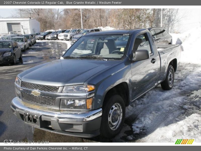Blue Granite Metallic / Medium Pewter 2007 Chevrolet Colorado LS Regular Cab